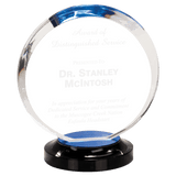 Blue 8" Halo Acrylic