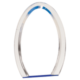 Blue 8" Oval Halo Acrylic