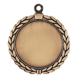 Custom Stock Wreath Medals with 2" Insert