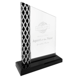 Black 8" Unite Diamond Ice Acrylic