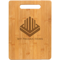 13 3/4" x 9 3/4" Bamboo Rectangle Cutting Board