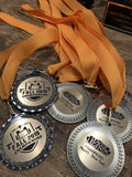 Customizable Stock Medals with 2" Insert (Available in Gold, Silver, and Bronze)